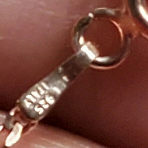 Austrian Pinolith Pendant with copper magnet therapy Italian Rose Gold plated - Picture 7 of 8